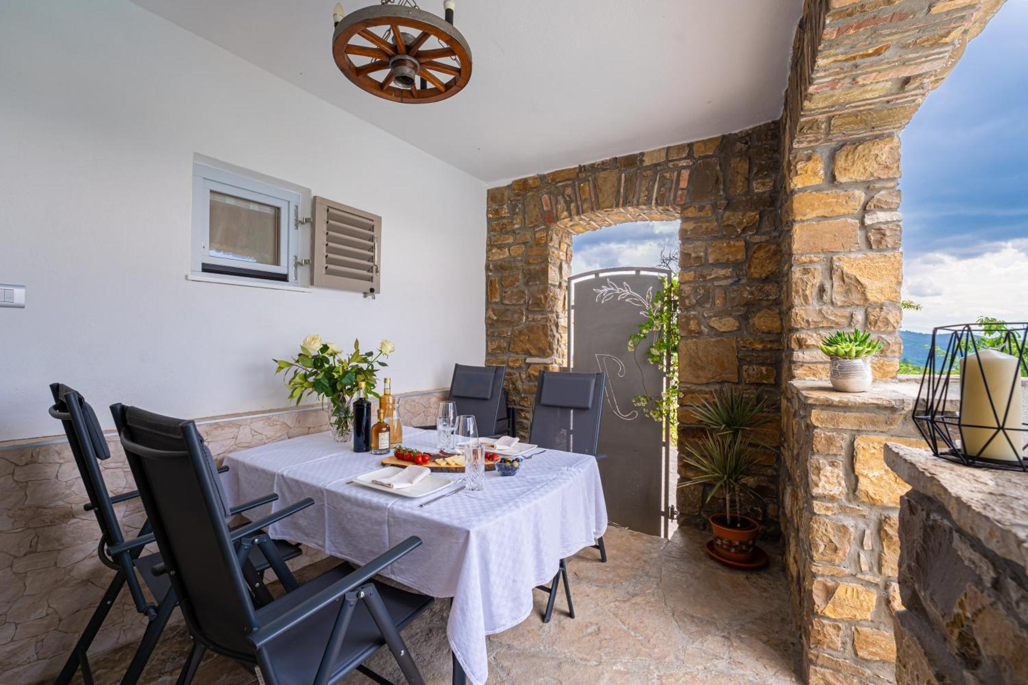 Holiday Home Belveder Motovun With Heated Pool Livade Exterior foto